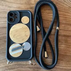 ショルダーストラップ付iPhone12 miniソフトケース