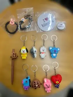【#5】まとめ売り　BT21 キャラクター キーホルダーセット【値下げ】