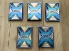 遊戯王 ラッシュデュエル 特製カードプロテクター 遊戯王の日 青 X字