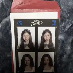TWICE TZUYU ツウィ ランダム証明写真ステッカー