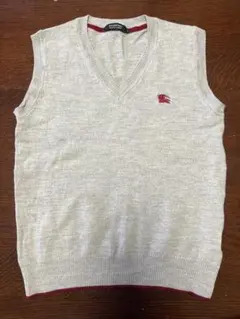 BURBERRY BLACK LABEL グレー Vネック ベスト