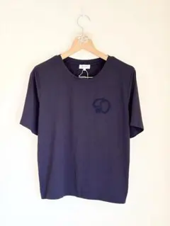 Dessin 刺繍ロゴ 半袖Tシャツ ネイビーのサムネイル