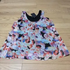 新品未使用 CANDY BOX フローラルノースリーブチュニック