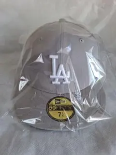 NEW ERA 59FIFTY LAキャップ 7 1/4 グレー
