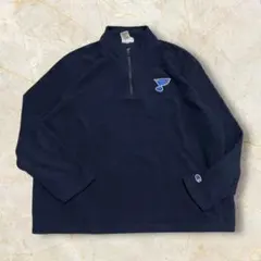サ*ナ様 NHL チャンピオン 肉厚フリース 刺繍ロゴ US古着 プルオーバー
