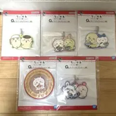 一番くじ　ちいかわ　みんなでラーメン　 G賞　ラバーコレクション　5品セット