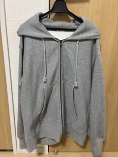 GU ジップアップパーカー グレー Mサイズ