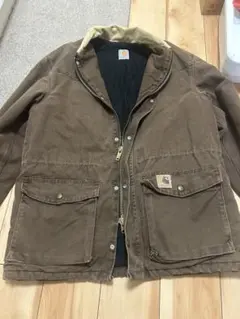 Carhartt ダック地 チョアコート ブラウン