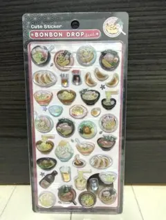 【正規品】和柄 ラーメンボンボンドロップシール