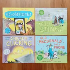 英語絵本　Jeanne Willis 4冊セット