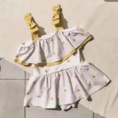 アプレレクール　女の子用ワンピース水着 110cm