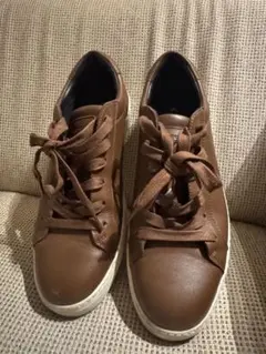 M*I様 coach ブラウン レザー スニーカー43 使用数回