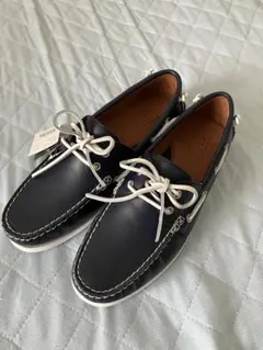 新品未使用　デッキシューズ ポロ ラルフ ローレン MERTON BOAT 本革のサムネイル