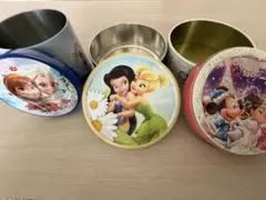ディズニー 空き缶セット アナ雪 ティンカー・ベル ミッキー