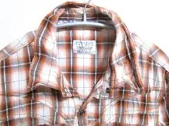 y2k ニコルクラブフォーメン　しわ加工　ウェスタンシャツ☆襟ワイヤー入り