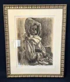 鬼頭鍋三郎【バレリーナ】￼50sヴィンテージノリタケ陶板35×38絵24×27c