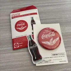 Coca-Cola 缶バッジ＆ステッカーセット F賞のサムネイル