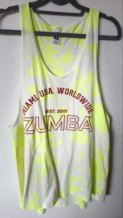 ZUMBA タンクトップ 正規品　イエロー　Mサイズ