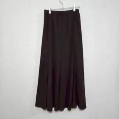 COLONY2139 マキシ丈フレアスカート ブラック ストレッチ（M）のサムネイル