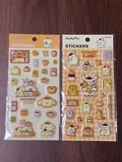 ポムポムプリン　ぷっくりシール