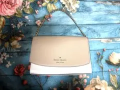 kate spade new york バイカラー チェーン バッグ