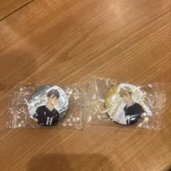 「ハイキュー 宮侑 宮治 缶バッジ くら寿司 ビッくらポン 非売品 宮兄弟」