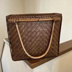 タイ製 竹籠バッグ 竹細工 かごバッグ