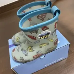 西松屋 車柄長靴 15cm 子供用レインシューズのサムネイル