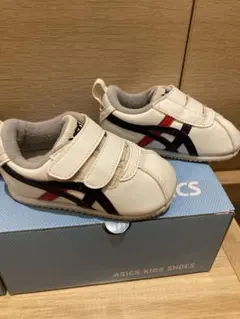 ASICS キッズ スニーカー ホワイト　美品