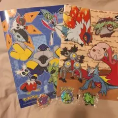 くら寿司 ポケモン クリアファイル マグネット ラバーキーホルダー ビッくらポン