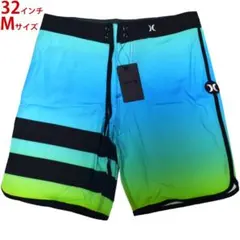 Hurley 水着 ハーレー サーフパンツ Mサイズ 32インチ緑 水色GRA