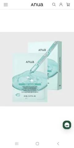 ANUA PDRN ヒアルロン酸カプセル100セラムシートマスク 6枚