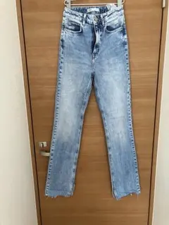 ZARA ストレートデニム ライトブルー EUR34