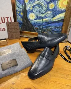 定価21.5万円 ベルルッティ ロレンツォドライブ スクリットローファー