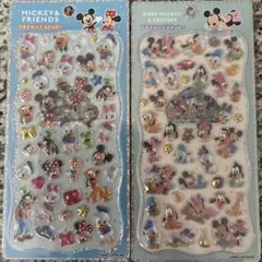 ミッキー＆フレンズ プチドロップステッカー 2枚セット
