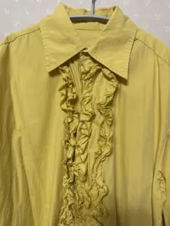 70s vintage ヴィンテージ　フリルシャツ　ドレスシャツ