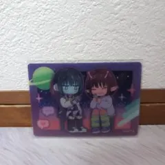 銀河特急ミルキー☆サブウェイ トレーディングクリアカード マキナ&チハル 1枚