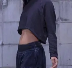 salsation サルセーション クロップトップス ダークブラウン