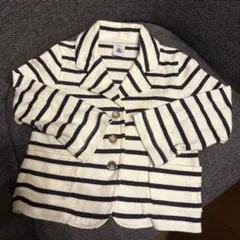 Petit Bateau ストライプジャケット 2ans