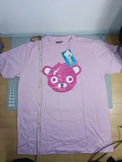 開封未使用 FORTNITE ピンクのクマちゃん Tシャツ