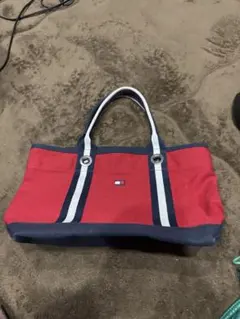 Tommy Hilfiger トートバッグ レッド/ネイビー