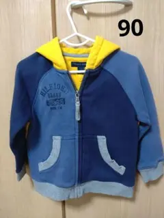 TOMMY HILFIGER ジップアップトレーナー　90