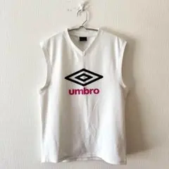☆【アンブロ】スポーツウェア ノースリーブ メッシュシャツ フロントロゴ O