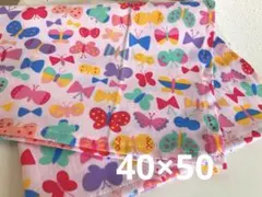 【人気商品】給食ナフキン　入学入園　ランチョンマット　40×50 りぼん　ピンク