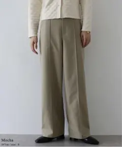 J by blue ピンタックストレートスラックス Sサイズ モカ