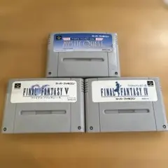【起動確認済】スーパーファミコン ファイナルファンタジー 3本セット