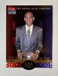 NBA Grant Hill 1996 Upper Deck USA #6