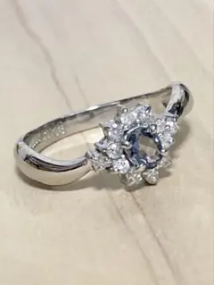 Pt アレキサンドライト 0.293ct リング 【新品】 ソ付