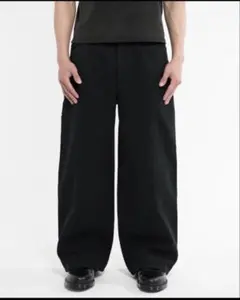 パンツ asapmode Stacked Oil Coating Wide-Leg A_APMODE_EC_6bda4360-7040-4710