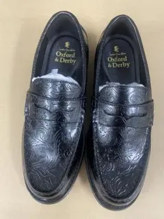 箱あり新品London Shoe Make ペイズリー ローファー 8